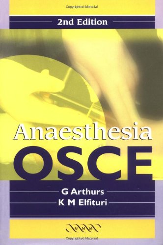 Stock image for Anaesthesia OSCE for sale by Better World Books Ltd