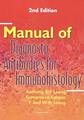9781841101002: Manual of Diagnostic Antibodies for Immunohistology