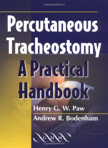 Imagen de archivo de Percutaneous Tracheostomy: A Practical Handbook a la venta por HPB-Red