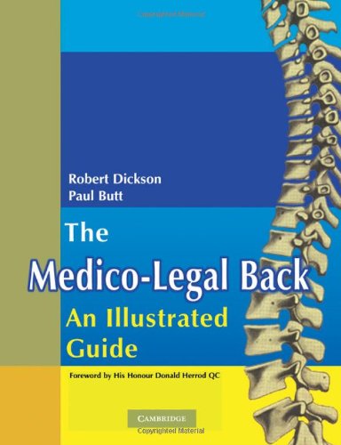 Imagen de archivo de The Medico-Legal Back a la venta por Better World Books Ltd