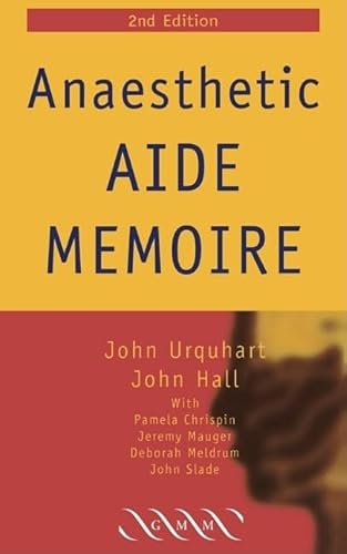 Stock image for Anaesthetic Aide Memoire (Paperback) for sale by CitiRetail