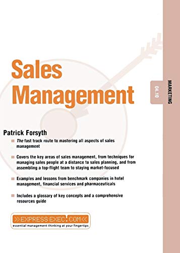 Stock image for Sales Management for sale by Blackwell's