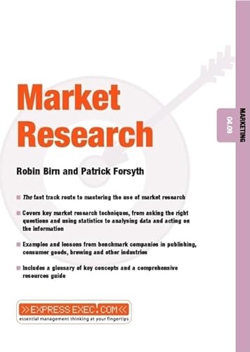 Market Research: Marketing 04.09 (Express Exec) (9781841121949) by Birn, Robin; Forsyth, Patrick