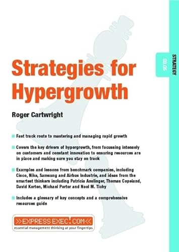 Beispielbild fr Stategies for Hypergrowth zum Verkauf von Blackwell's