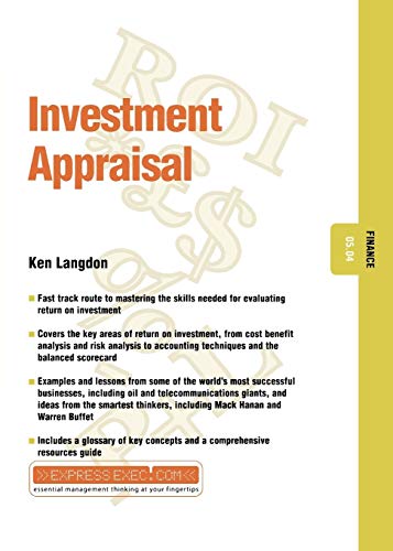 Stock image for Investment Appraisal for sale by Blackwell's