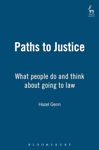 Beispielbild fr Paths to Justice: What People Do and Think about Going to Law zum Verkauf von WorldofBooks