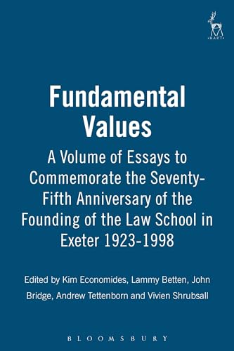 9781841131184: Fundamental Values