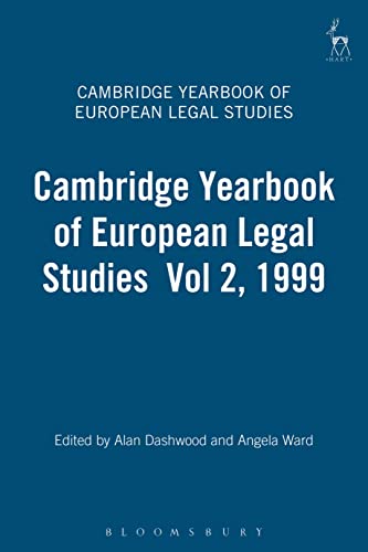 Imagen de archivo de The Cambridge Yearbook of Legal Studies - Volume Two 1999 a la venta por Dufour Editions Inc.