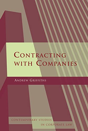 9781841131542: Contracting with Companies: 2 (Contemporary Studies in Corporate Law)