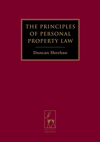 Imagen de archivo de The Principles of Personal Property Law a la venta por WorldofBooks