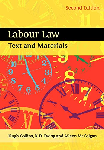 Imagen de archivo de Labour Law: Text and Materials (Second Edition) a la venta por Bahamut Media