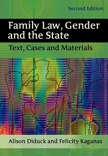 Family Law, Gender & the State (9781841134192) by Diduck, Alison; Kaganas, Felicity