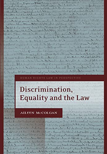Discrimination Equality Law By Aileen Mccolgan Abebooks