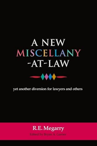 Imagen de archivo de New Miscellany At Law a la venta por Powell's Bookstores Chicago, ABAA