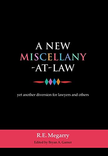 Stock image for New Miscellany At Law for sale by Ergodebooks