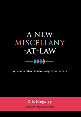 Stock image for A New Miscellany-at-Law: Yet Another Diversion for Lawyers and Others for sale by WorldofBooks