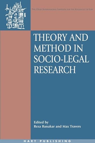 Beispielbild fr Theory and Method in Socio-Legal Research zum Verkauf von Chiron Media