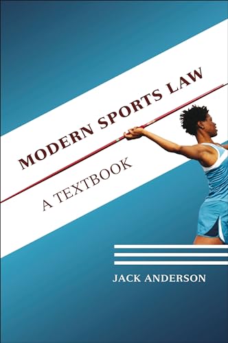Modern Sports Law: A Textbook (9781841136851) by Anderson, Jack
