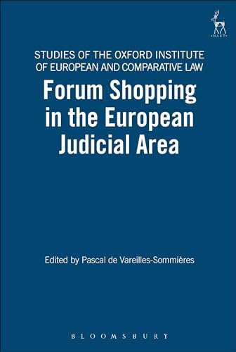 Stock image for Forum Shopping in the European Judicial Area for sale by Blackwell's