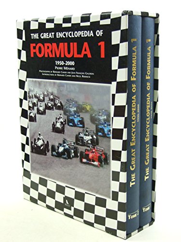 Stock image for THE GREAT ENCYCLOPEDIA OF FORMULA ONE: 1950-1999, 50 YEARS OF FORMULA ONE. IN TWO VOLUMES. for sale by Burwood Books