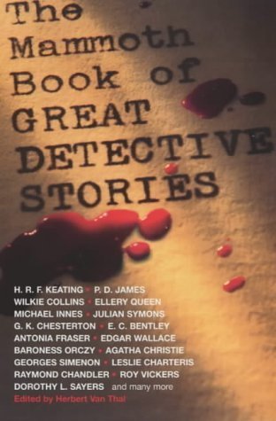 Imagen de archivo de The Mammoth Book of Great Detective Stories (Mammoth Books) a la venta por AwesomeBooks