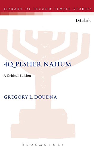 9781841271569: 4Q Pesher Nahum: A Critical Edition