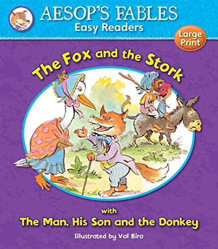 9781841359557: The Fox and the Stork & The Man, His Son and the Donkey (Aesop's Fables Easy Readers)