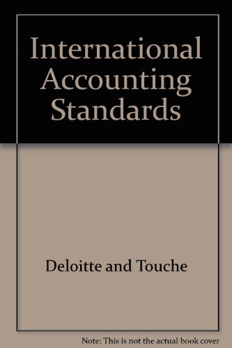 Beispielbild fr International Accounting Standards: A Guide to Preparing Accounts zum Verkauf von Anybook.com