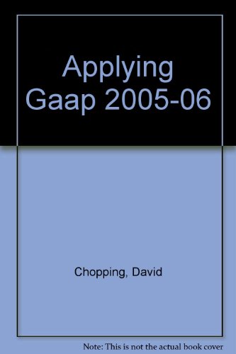 Applying Gaap 2005-06 isbn 184140621X