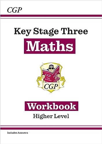 Imagen de archivo de KS3 Maths Workbook with answers Higher perfect for catchup and learning at home CGP KS3 Maths a la venta por PBShop.store US