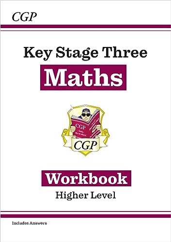Stock image for KS3 Maths Workbook (with answers) - Higher (CGP KS3 Maths) for sale by AwesomeBooks