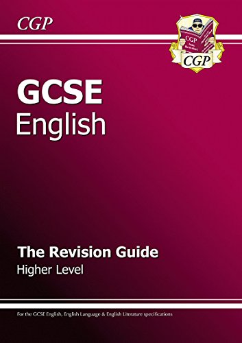 Imagen de archivo de GCSE English: Revision Guide (for GCSE English and GCSE English Literature) (CGP) a la venta por WorldofBooks