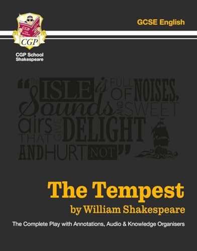 Beispielbild fr The Tempest - The Complete Play with Annotations, Audio and Knowledge Organisers: for the 2024 and 2025 exams (CGP School Shakespeare) zum Verkauf von WorldofBooks