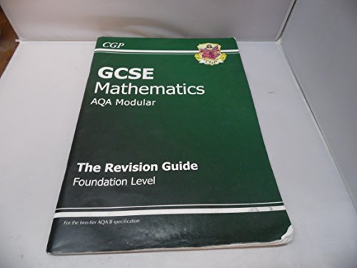 Beispielbild fr GCSE Maths AQA Modular Revision Guide - Foundation zum Verkauf von AwesomeBooks