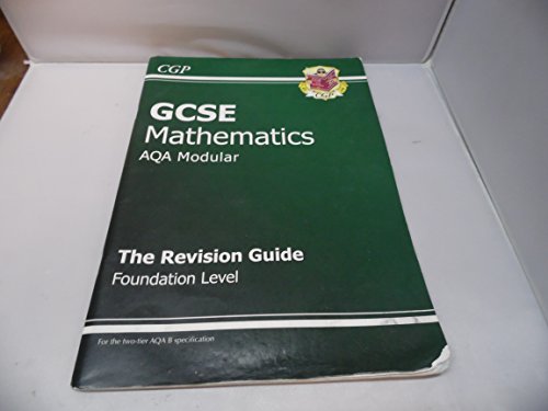Stock image for GCSE Maths AQA A (Modular) Revision Guide - Foundation for sale by WorldofBooks