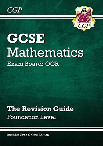 Beispielbild fr GCSE Maths OCR Revision Guide (with online edition) - Foundation zum Verkauf von WorldofBooks