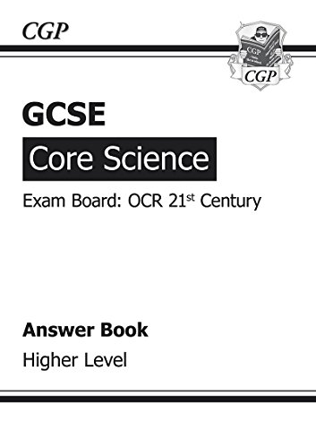 Beispielbild fr GCSE Core Science OCR 21st Century Answers (for Workbook) - Higher (A*-G course) zum Verkauf von AwesomeBooks