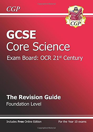 9781841466255: GCSE Core Science OCR 21st Century Revision Guide - Foundation (with online edition) (A*-G course)