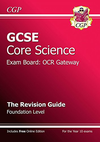 Beispielbild fr GCSE Core Science OCR Gateway Revision Guide - Foundation (with online edition) (A*-G course) zum Verkauf von WorldofBooks