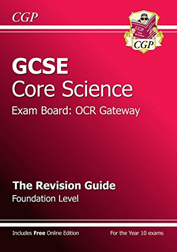 Stock image for GCSE Core Science OCR Gateway Revision Guide - Foundation (with online edition) for sale by AwesomeBooks