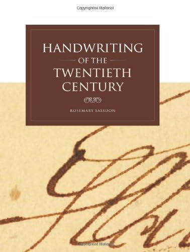 Handwriting of the Twentieth Century - Sassoon, Rosemary