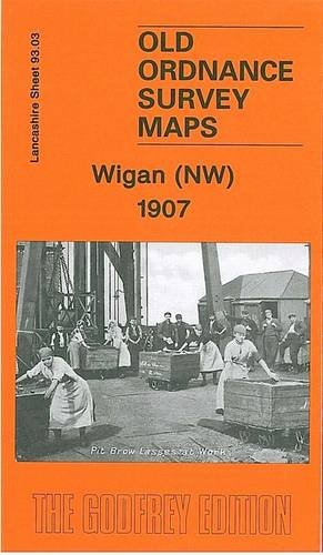 Old Ordnance Survey Maps Haigh & Aspull Moor Lancashire 1907 Godfrey Edition