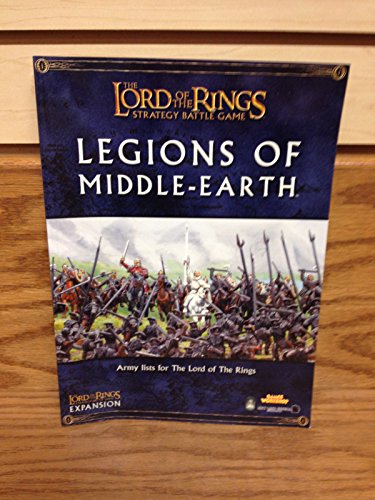 Stock image for Lord of the Rings, Legions of the Middle Earth (Strategy Battle Game) for sale by David's Bookshop, Letchworth BA