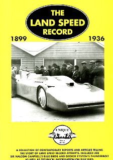 Land Speed Record 1899-1936