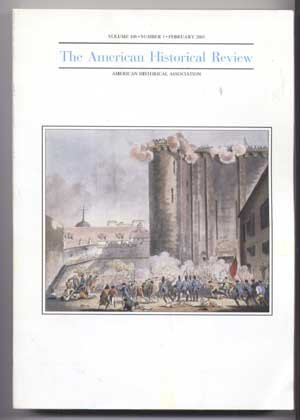 Stock image for The American Historical Review (February 2003) (Volume 108, Number 1) for sale by Better World Books Ltd
