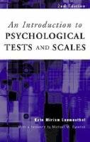 Stock image for An Introduction to Psychological Tests and Scales for sale by HPB-Red