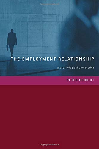 Imagen de archivo de The Employment Relationship: A Psychological Perspective a la venta por Chiron Media