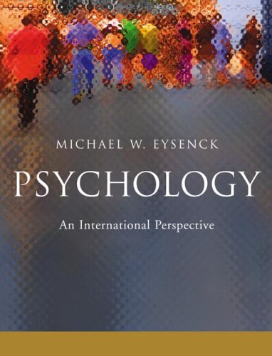 9781841693606: Psychology: An International Perspective