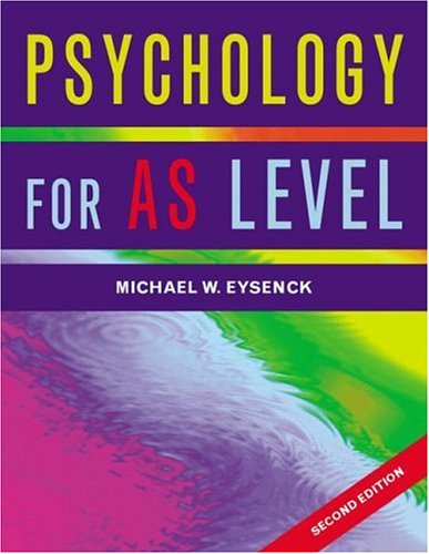 9781841693644: Psychology for AS Level