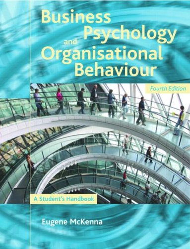 9781841693910: Business Psychology And Organisational Behaviour: A Student's Handbook